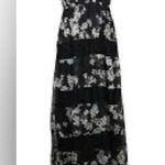 Alice + Olivia black Southern Blossom Ari tiered maxi dress size 12 NWT $700 Photo 0