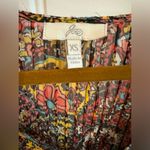 Joie  Multicolor Paisley Odette Silk Ruffle Top Photo 2