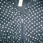 Adiva XL Black White Dot Fitted Frill Top Plus Size 16 Photo 8