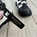 Sorel Explorer II Joan Cozy Leather Faux Shearling Boots 6.5 Black/Sea Salt $165 Photo 2