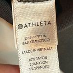 Athleta Women's Size 4 Dark Grey Pull-On Side Zipper Straight Leg Casual Pants Photo 8