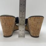 Sperry  Womens 10‎ Sandals Top-Sider Shoreham Black Wedge Heel Cork Leather Slide Photo 4