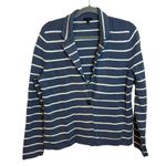 Talbots Striped Modern Sweater Blazer Photo 1