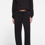 SKIMS  COTTON FLEECE CLASSIC STRAIGHT LEG PANT BLACK NWT Onyx‎ size S M XL Photo 0