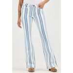 Wrangler  Women's Retro Bailey High Rise Flare Jeans Blue White Stripes 28x34 Photo 1