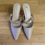 Primark Nude Chain Strap Mule Pointe Heels Photo 2