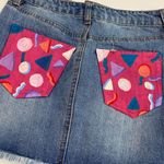 Refuge Hand Painted Reworked Skirt Photo 5