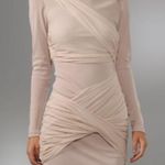 Alice + Olivia  draped burgundy goddess dress 2 Photo 9