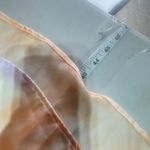 Boutique NWT  Peach‎ & Purple Tie Dye Slip Dress Medium Lacey Satin Slinky Midi Photo 11