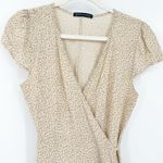 Brandy Melville  Womens Cottagecore Prairie‎ Robbie Ditsy Floral Wrap Mini Dress Photo 1