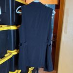 White House | Black Market  Black Sleeveless Long Vest Size 8 Photo 6