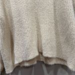 Love Tree Ribbed Cream Off White Fuzzy Sweater Photo 4
