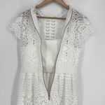 Ted Baker  London Emelia Lace Eyelet Tulip Dress Women’s Size 2 in White - EUC! Photo 14