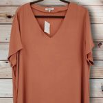 Madewell Side Button Easy Dress Sweet Dahlia NWT Photo 4