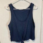 Alice + Olivia women's size M medium low scoop neck wide arm tie up tank top Photo 0