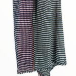 Maeve Waverly One Shoulder Multicolor Gingham Midi Dress size 6 Photo 4
