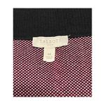 Talbots Plaid Red/Black/White Knit Sweater Jacket Women's Size M Career Tartan Photo 1