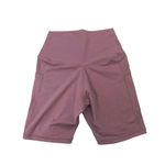 Colorfulkoala  Purple Mid-rise Activewear Pockets Workout Yoga Biker Shorts Sz M Photo 1