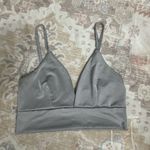 Boohoo EUC Silver bralette with adjustable straps size 6 US Photo 0