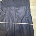 Strenesse Gabriele Strehle Germany black mini dress virgin wool designer size 12 Photo 3