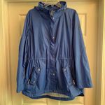 Tommy Hilfiger XXL  Blue Raincoat with Hood Photo 1