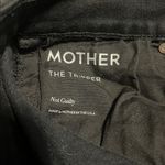 MOTHER The Tripper High Rise Not Guilty Black Mini Flare Jeans Size 28 Photo 7