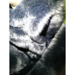 NWT $675 Jane Post S Womens Reversible Cocoon Coat Faux Fur Black Soft Warm Hood Photo 3