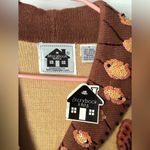 New Storybook Knits Women Sweater sz S button up Butterfly Embellished Cardigan Photo 6