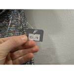 Black Bead  Cowlneck Silver Dress M NWOT Photo 2