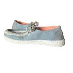 Hey Dude  Wendy Tropical Women's‎ 7 Blue Palm Tree Slip On Resort Casual Summer Photo 4