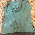 Banana Republic  Gray and Teal Women's Hooded Sweater Photo 0