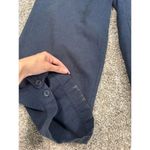 Eileen Fisher Wide Leg Crop Pants Culotte Navy Blue Cotton Women’s S lagenlook Photo 7