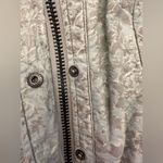 Free People Follow The Flock Sage Green Velvet Jacquard Boho Moto Jacket Size 0 Photo 3