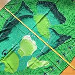 Colorful, Artistic Fish, Pisces Fringe Scarf, Green, Blue Green Photo 8