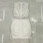 Jonathan Simkhai Mesh bodycon Qhote Dress White Size 6 Photo 7