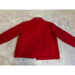 Women's VINTAGE WOOL blend Red Christmas Cardigan M Size M Photo 8