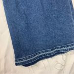 Levi's  size 29 Ribcage bell dark wash denim jeans raw hem flare retro Photo 11