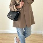 Salvatore Ferragamo COPY - Vintage Tan 3-Button Blazer Bell Sleeve Sz 10 Photo 0