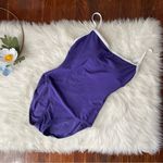 Croft & Barrow  90s Vibes Purple One Piece Swimsuit NWOT Photo 0