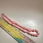Light pink vintage beaded necklace Photo 7