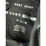 DKNY  Sport Cropped Hoodie Pullover Swearshirt Black Medium Activewear  Loungwear Photo 3