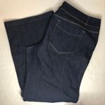 Lands' End Denim Dark Wash Bootcut Jeans Sz 18 EUC Photo 1