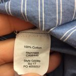 Madewell  Bistro Sky Blue Striped Mini Skirt Photo 4