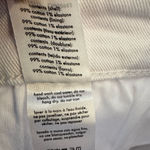 We Wore What White High Rise Denim Shorts Women’s 26 NWT Flare Bell Stretch Photo 7