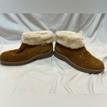 Minnetonka  Brown Suede Sherpa Slipper Ankle Boots Photo 9