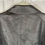 Conrad C Woman Women’s Jacket Stitching Soft Lightweight Black Faux Leather 20 Size 20W Photo 9