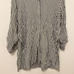 Lucky Brand Button Down Shirt Tunic Dress Size Large Striped Boho Beach Cover Up Photo 4