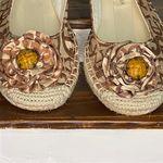 Etienne Aigner Tan and Cream Ballet Espadrille Flat Size 7 Photo 7