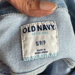 Old Navy | Blue Light Wash Sleeveless Denim Jean Jacket Sz S Photo 6