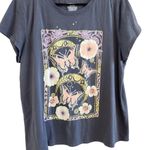 Amazon Graphic Print Short Sleeve Crew Neck T-Shirt Pullover Blue Size XL Photo 2